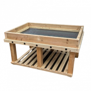 Sand pit on legs