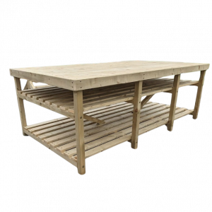 Work bench with storage
