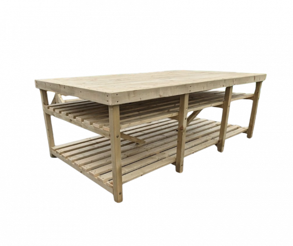 Work bench with storage