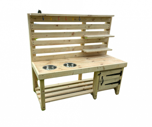 Traditional mud kitchen