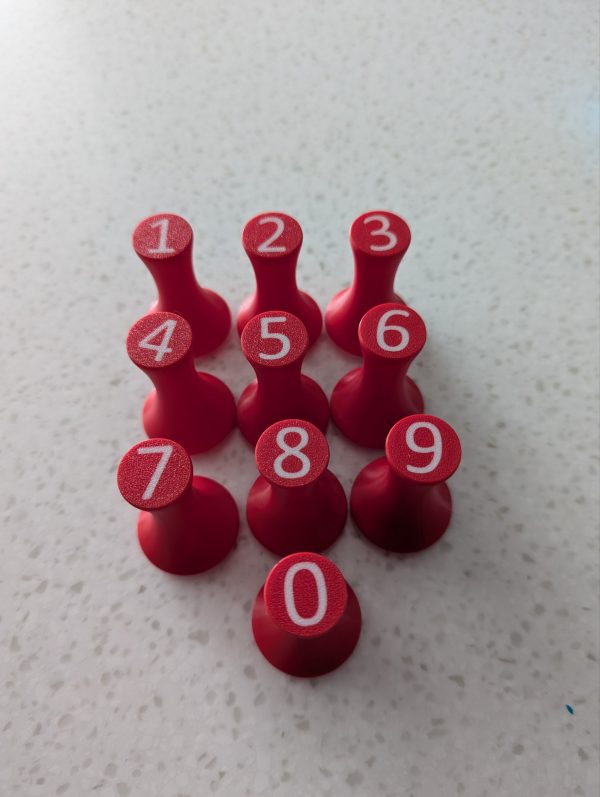 Number Play Dough Stamps - 0 to 9 - Image 4