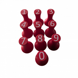 Number Play Dough Stamps - 0 to 9