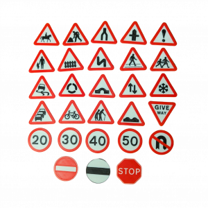 Small world road signs