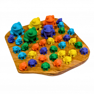 5 Little speckled frogs sensory mix